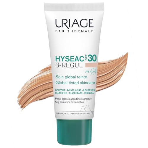 Uriage Hyseac Cuidado Global con color SPF30 con AHA y Ácido...