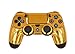 Produktbild DOTBUY PS4 Design Schutzfolie Skin Sticker Aufkleber Set Styling für Sony Playstation 4 Controller X 1 (Glossy Gold)