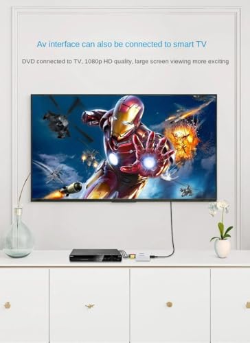 Convertisseur RCA vers HDMI adaptateur pour connecter décodeur et caméra - 2