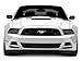 MMD V2 Chin Spoiler Durable Front Bumper Body Styling Fits Mustang V6 / GT 2013-2014