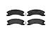 Price comparison product image Brembo P37008 Front Disc Brake Pad - Set of 4