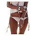 Produktbild GOOTUUG Diamond Body Kette Crossover Harness Verstellbare Bikini Bauchkette Brustkette Bikini Halskette