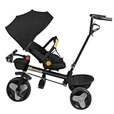 ··♡【 All-Terrain:】Dank der großen Gummiräder und dem schwenkbaren Vorderrad ist der HUOLE für Stadt und Land geeignet. Höhenverstellbarer Lenker für mehr Komfort