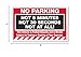 SmartSign No Parking - Not 5 Minutes, Not 30 Seconds, Not at All Pack of 50 Removable Stickers | 5
