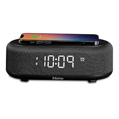 i Home Bluetooth Alarm Clock with Wireless Charger and USB Charging Station, Digital Alarm Clock photo i Home Bluetooth Alarm Clock with Wireless Charger and USB Charging Station, Digital Alarm Clock