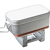 ソロキャンプ キャンプ用品 純銅製焼肉プレート メスティンサイズ(約W149㎜×H80㎜ /厚さ 2.3㎜) リフター付き