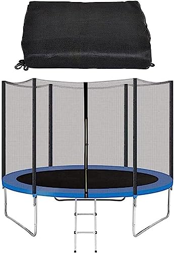Red de seguridad para trampolín redondo ELzEy y malla protectora de recambio para postes