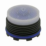 Neoperl 13 0520 5 Low Flow PCA Cache Perlator HC Aerator, Tiny Junior Size, 1 GPM, Blue/Clear Dome, Honeycomb Screen, Aerated Stream, M18.5 x 1 Threads, Plastic, 0.561