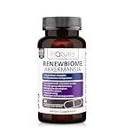 RENEWBIOME AKKERMANSIA – Integratore con Akkermansia muciniphila e 5 Miliardi CFU per Capsula con Prebiotici FOS e IMO – 30 Capsule Vegetali