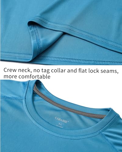 Youth Performance Short Sleeve Shirt, UPF 50 Quick Dry Athletic T Shirt for Boys & Girls2