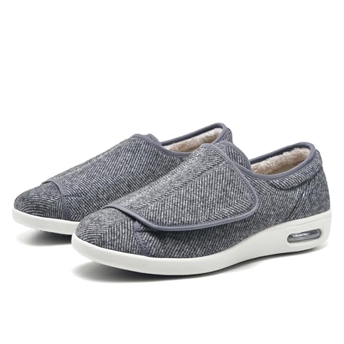 Zapatos ortopédicos para personas mayores con cierre ajustable y espuma viscoelástica A9255 2