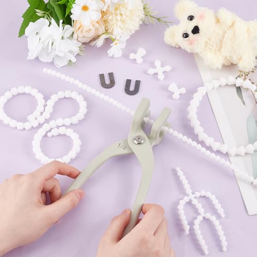 OLYCRAFT Alloy Mounting Pliers Alloy Pliers with Gaskets 20mm Height Doll Skeleton Joint Tool Doll Skeleton Installation Pliers Universal Metal Pliers Hand Tools for Handmade Craft Making Doll Makings - Image 3