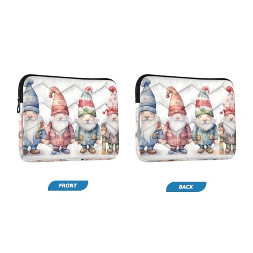 Funda para laptop 13-14 pulg impermeable con diseño de gnomos miniatura 2