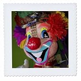 Square dimensions (in inches): 6 L x 6 W, image dimensions (in inches): 4 L x 4 W 100% poloyester; image is soft to touch. Made in USA Edges have pinking shear cut Image will not fade with washing. Image not a transfer, part of material