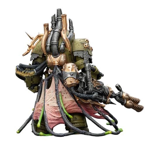 Image of JOYTOY Death Guard Lord of Virulence Warhammer 40K 1 /18 Action Figures Death Guard Lord of Virulence with Power Fist and Twin Plague Spewer 5.59 inch Collectible Model Birthday Gifts, JT02908