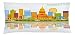 ABAKUHAUS Charleston Federa Fodera Cuscino, West Virginia Affari, Copricuscino Quadrato Decorativo, 90 cm x 40 cm, Multicolore