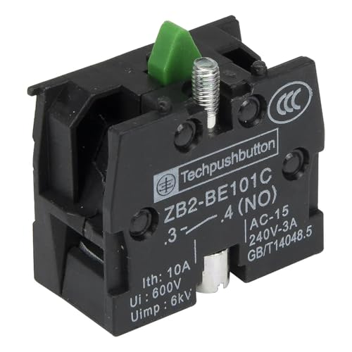 Bloque de contactos ZB2-B interruptor pulsador 22 mm normalmente abierto NO 2