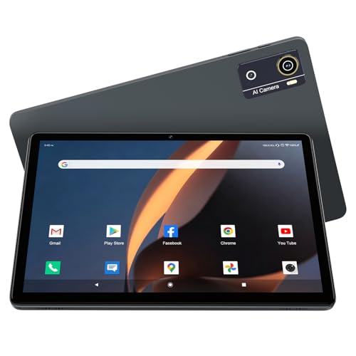 Image of 2026 Upgraded Android 16 Tablet with Gemini AI, 10.1 Inch Tablets with 12GB RAM 64GB ROM 1TB Expand, Octa-Core tablet with Face Unlock, 7000mAh, 13MP+8MP Camera, GMS, 5G WiFi, GPS, BT 5.0