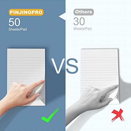 10 Pack Note Pads Small 4X6 Inch Lined Writing Memo Pads Refills Scratch Pads With 50 Sheets Each Pad Narrow Ruled Mini Pocket Notebook Writing Pads Of Paper For Daily Work Planning And Organization #TOP2