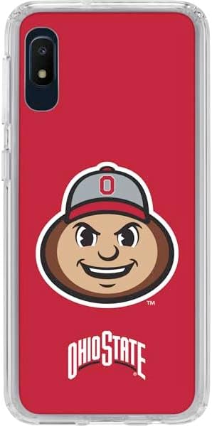 Skinit Clear Phone Case Compatible with Galaxy A10e - Officially Licensed Ohio State University OSU Buckeyes Flag Design