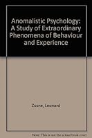 Anomalistic Psychology a Study of Extrao 089859068X Book Cover