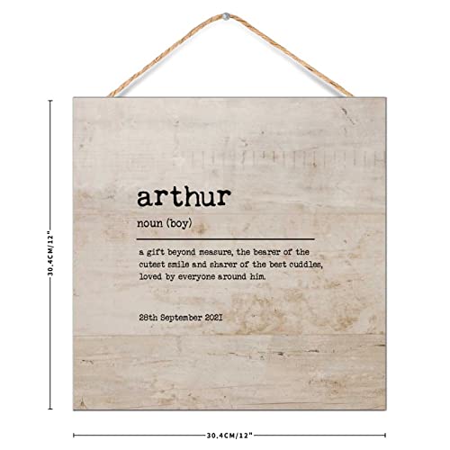 Panneau de décoration murale amusante Arthur pour mur vide - 4