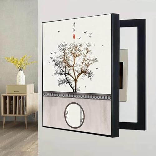 WPJBDS Tapa Cuadro Electrico Decorativo Contador de Luz Cubre Cuadros Decorativos Modernos Caja Medidor Eléctrico Pintura Creativa Cubierta Simple(Size:40x60cm/15.7x23.6inch,Color:D)