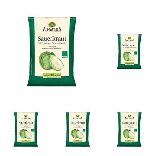 Alnatura Bio Sauerkraut, 500g (Packung mit 5)