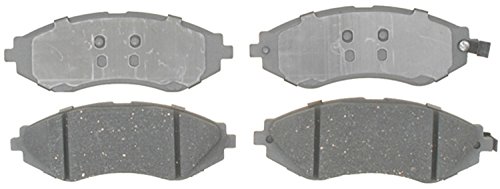 ACDelco Advantage 14D1035C (19285969) Ceramic Front Disc Brake Pad Set with Wear Sensor