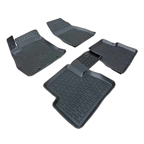 SCOUTT | 3D Tapis DE Sol en Caoutchouc Premium Compatible avec Nissan Juke 2010-2018 4 pièces Cover