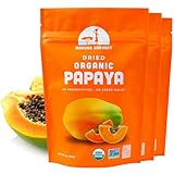 Mavuno Harvest Fair Trade Organic Dried Fruit, Papaya, 3 Count