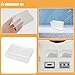 MUSISALY 4pcs Vintage Cassette Tape Storage Box Set Plastic Cassette Tape Holder Organizer Classic for Home Workspace Media Storage