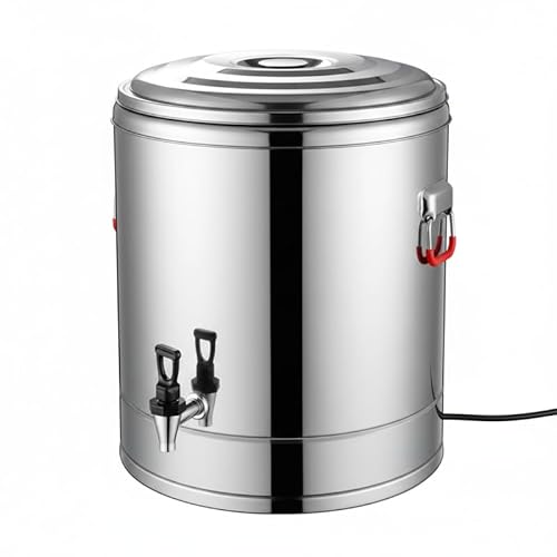 Quikzy�Ɩ��p�d�C������ 30L �X�e�����X�| ���ړI���M�����o���� �����X�[�v�����Ή� ����������q�[�^�[ �C���X�^���g���� �V���o�[ (40L,�V���o�[)