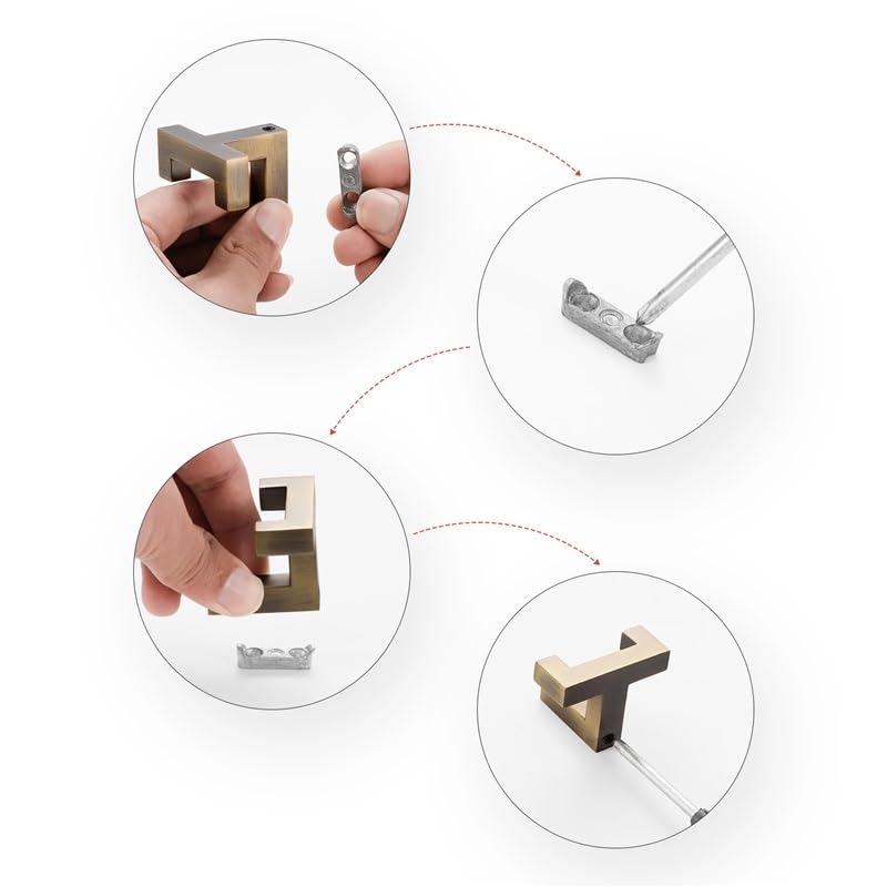 Gancho de Pared for Abrigos, 5 uds., Ganchos Dobles Negros Mate for Entrada, Cocina, baño, Gancho Resistente, Accesorios de baño (Color : 830-BK-5pcs Hooks)