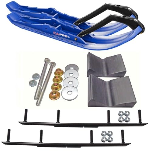 C&A Pro Blue TMX Snowmobile Skis w/ 10