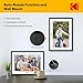KODAK Digital Picture Frame with WiFi 10.1 inch 1280x800 IPS HD Touch Screen, 32GB Storage Auto-Rotate Wall Mountable Easy Share Photos or Videos, Christmas Birthday for Women