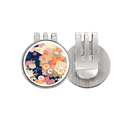 Marqueur de balle de golf japonais motif érable pour vos parcours printaniers