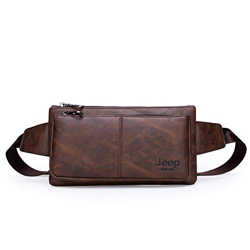 Riñonera Deportiva Riñonera Mujer Riñonera Hombre Cinturon Running Hombre Riñonera Supreme Bolso Bandolera Para Hombre Bolso Casual Para Hombre Bolso De Cintura Multifuncional Bolso Bandolera-Marrón