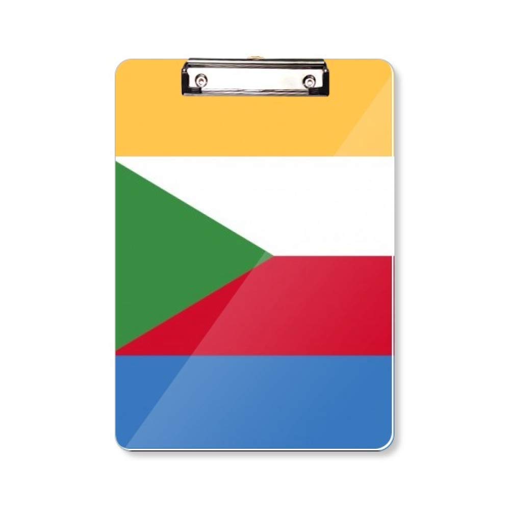 Bloc d'écriture Comores A4 avec drapeau national pour notes - 5
