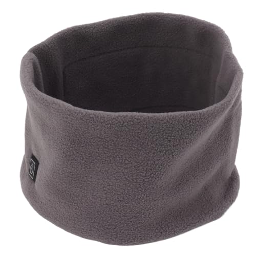 Vistreck Calentador de Cuello con 3 Ajustes de Calor, Bufanda Ajustable para Hombres y Mujeres, Resistente Al Viento y Al Frío (Negra)