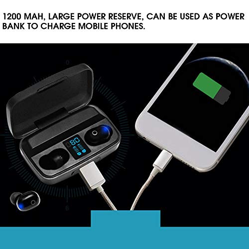 Fones de ouvido de microfone de redução de ruído Fone de ouvido Bluetooth à prova d'água emparelhan