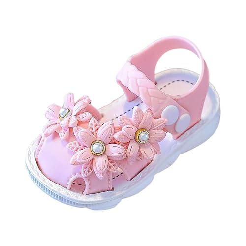 IWIHMIV Baby Girls Sandals Comfortable Soft Sole Sandals Outdoor Toddler Girls Summer Flat Non Slip Water Shoes