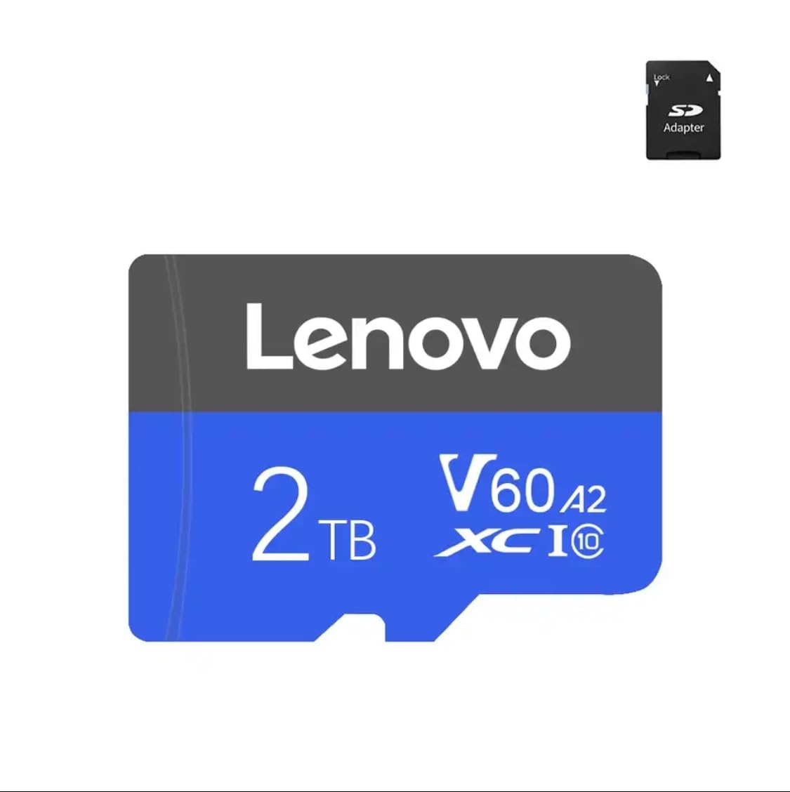 Lenovo 2TB Micro SD Card Flash Memory + Card Adapter : Amazon.sg