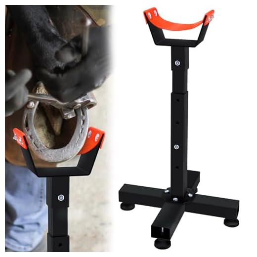 Durable Adjustable Hoof Stand for Horses