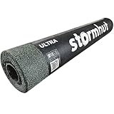 Heavy Duty Polyester Shed Felt 10m x 1m – Polyester Reinforced Tear Resistant Core – Mineral Green Roofing Felt Roll – Waterproof, Flexible and Crack Resistant – Nails Included