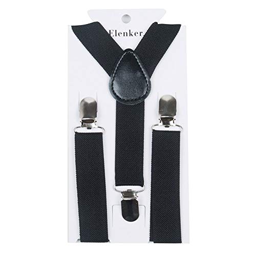 Image of magicX Suspender for Kids- Adjustable,Y Back, Free Size-Black, Unisex