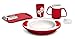 Produktbild Ornamin Demenz-Set Thermo 6-teilig | Hilfsmittel zur Unterstützung von selbstständigem Essen und Trinken | Melamin, Speise-Set, Spezial-Esshilfen und Trinkhilfen, Senioren-Hilfsmittel, Pflege-Geschirr