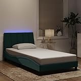 cama elastica verde 【Listones robustos:】 Los listones de madera contrachapada proporcionan una buena distribución del peso, lo que garantiza que el colchón se mantenga en tu sitio con cada giro y vuelta del cuerpo mientras duermes.