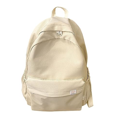 Mochila escolar para niñas, versión coreana de estudiantes de secundaria, bonita mochila de color sólido para estudiantes de secundaria, mochila de gran capacidad, estufas de camping y parrillas