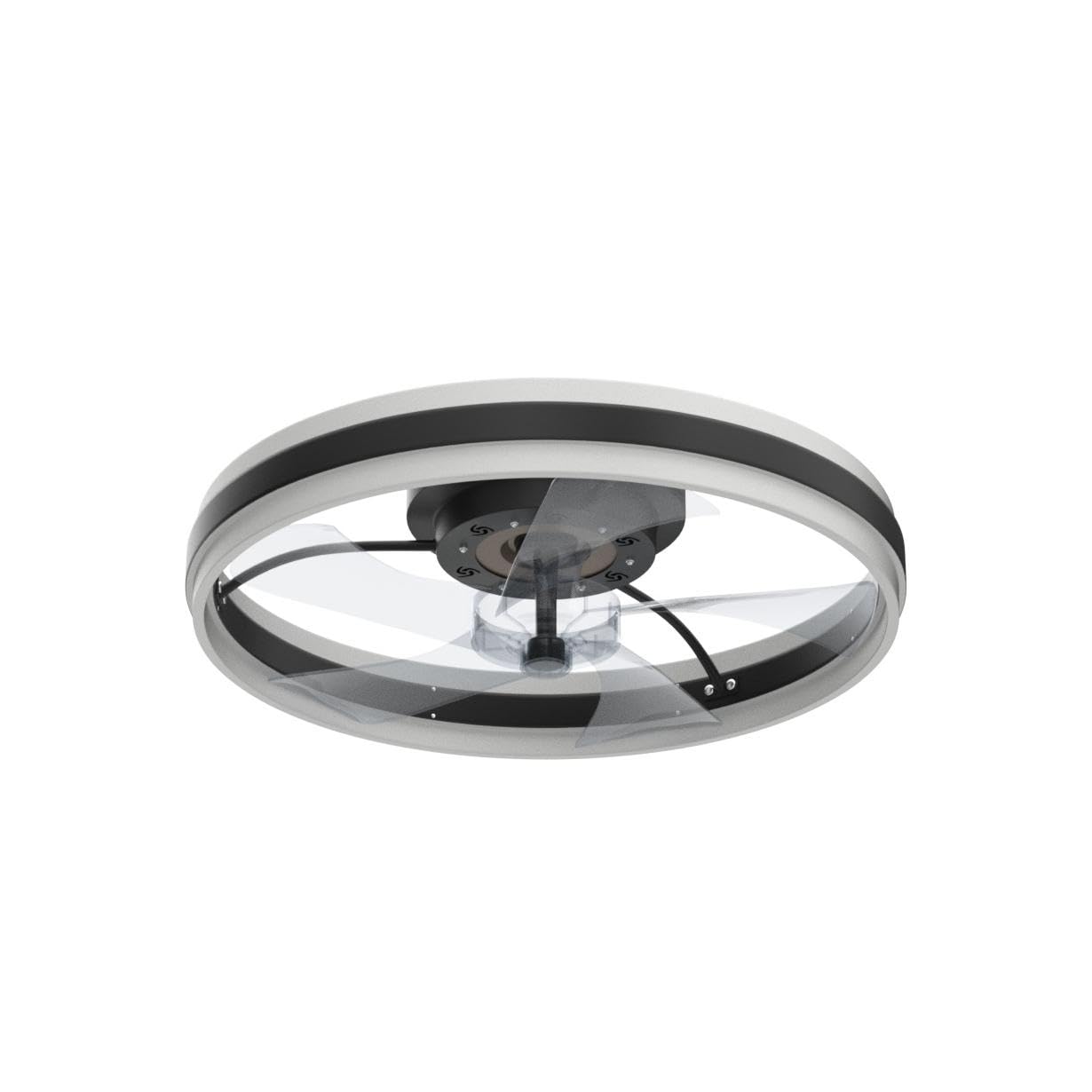 Wildcat Ventilatore da Soffitto con Luce, Moderno Indoor 50CM LED Dimmable Ventilatori da Soffitto con Telecomando, Smart 3 Light Color Change e 6 Velocità Della Ventola